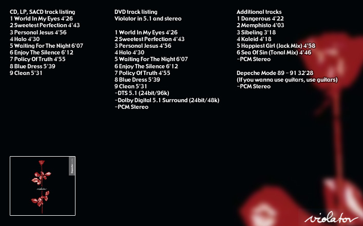 depeche mode - violator - remastered