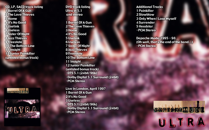 depeche mode - ultra - remastered